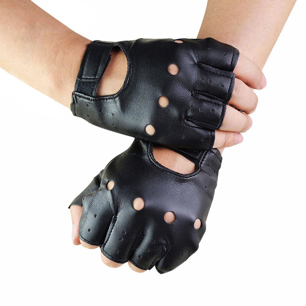 Workout Glove Gym - Gants Punk en cuir PU pour
