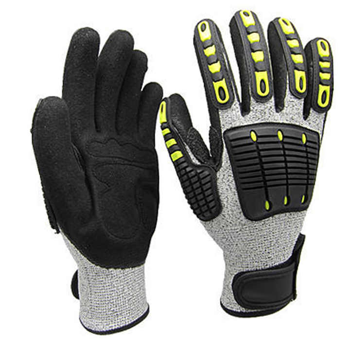 Work Glove Impact - Gants de travail robustes anti-coupure en