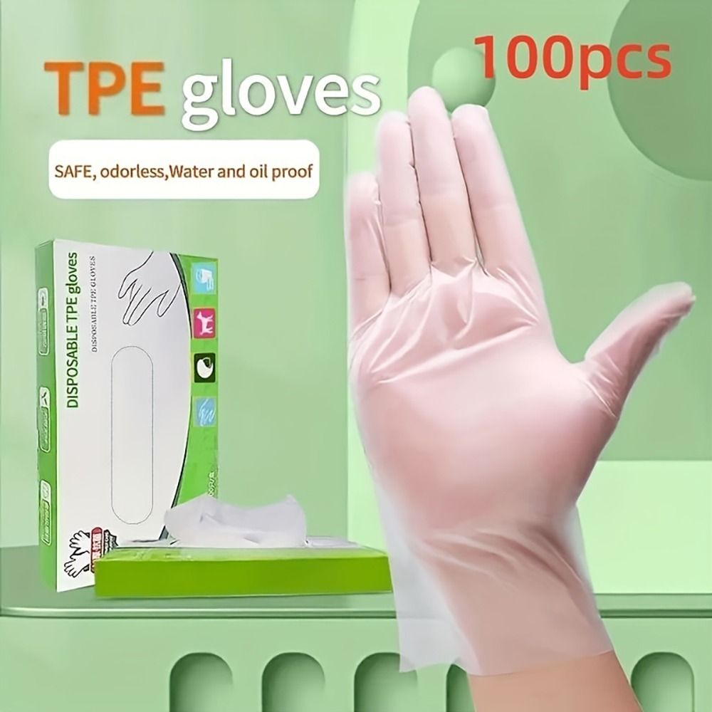 Latex Disposable Glove - Gants de poulet transparents en TPE