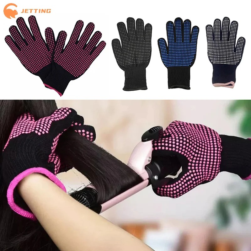 Heat Resistant Glove - 1 pièce Gant de coiffure double