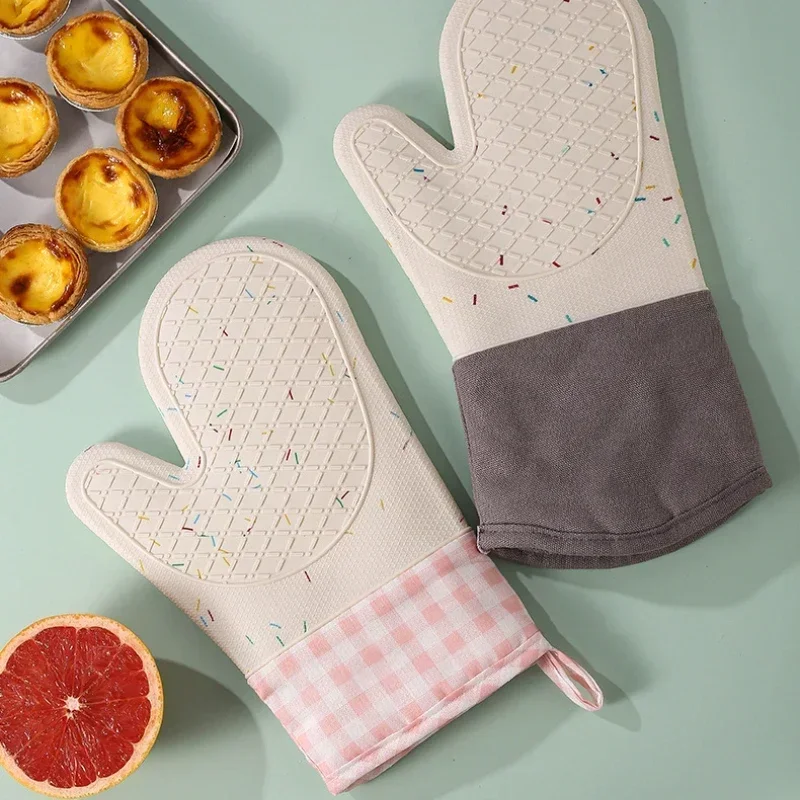 Oven Mitt Silicone - Gants en silicone anti-brûlure pour four