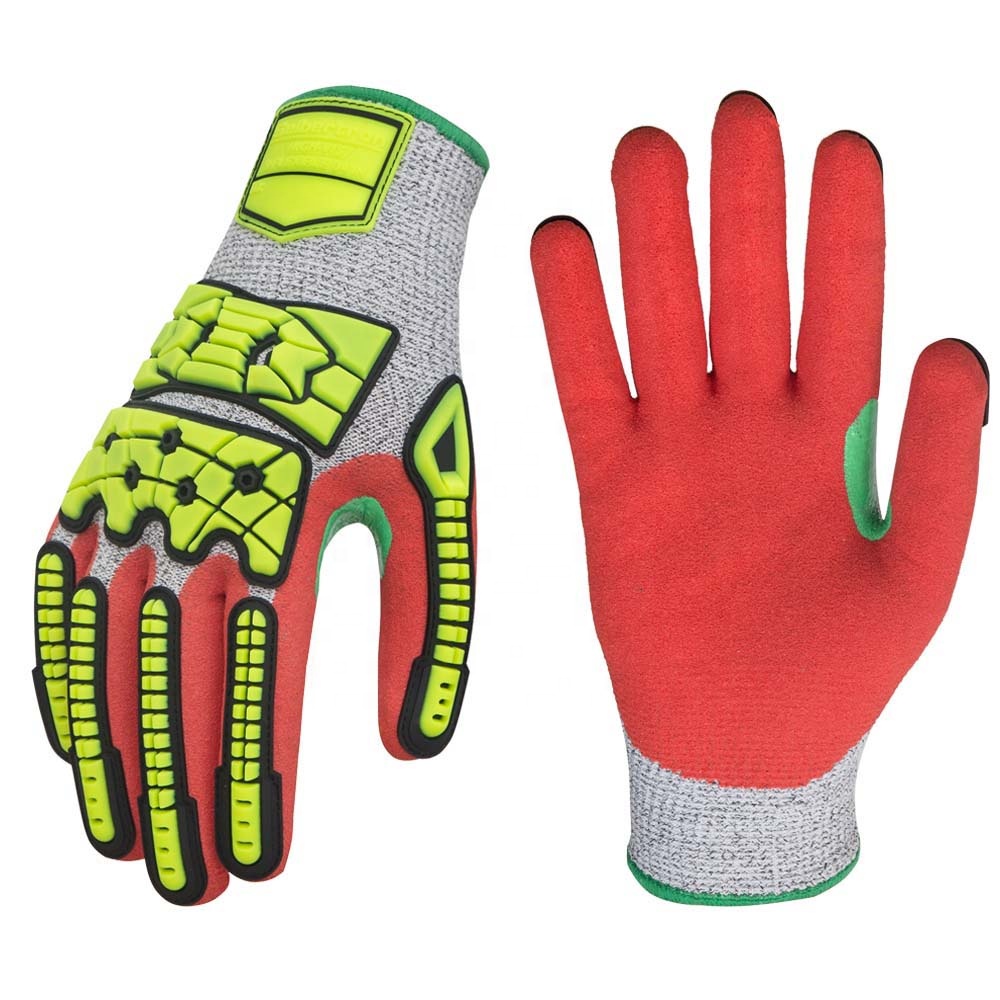 Work Glove Impact - Gants anti-coupures haute résistance avec protection