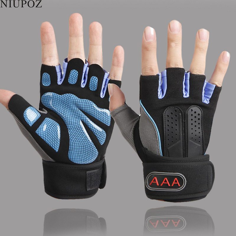 Workout Glove Gym - Gants de sport de protection demi-doigt,