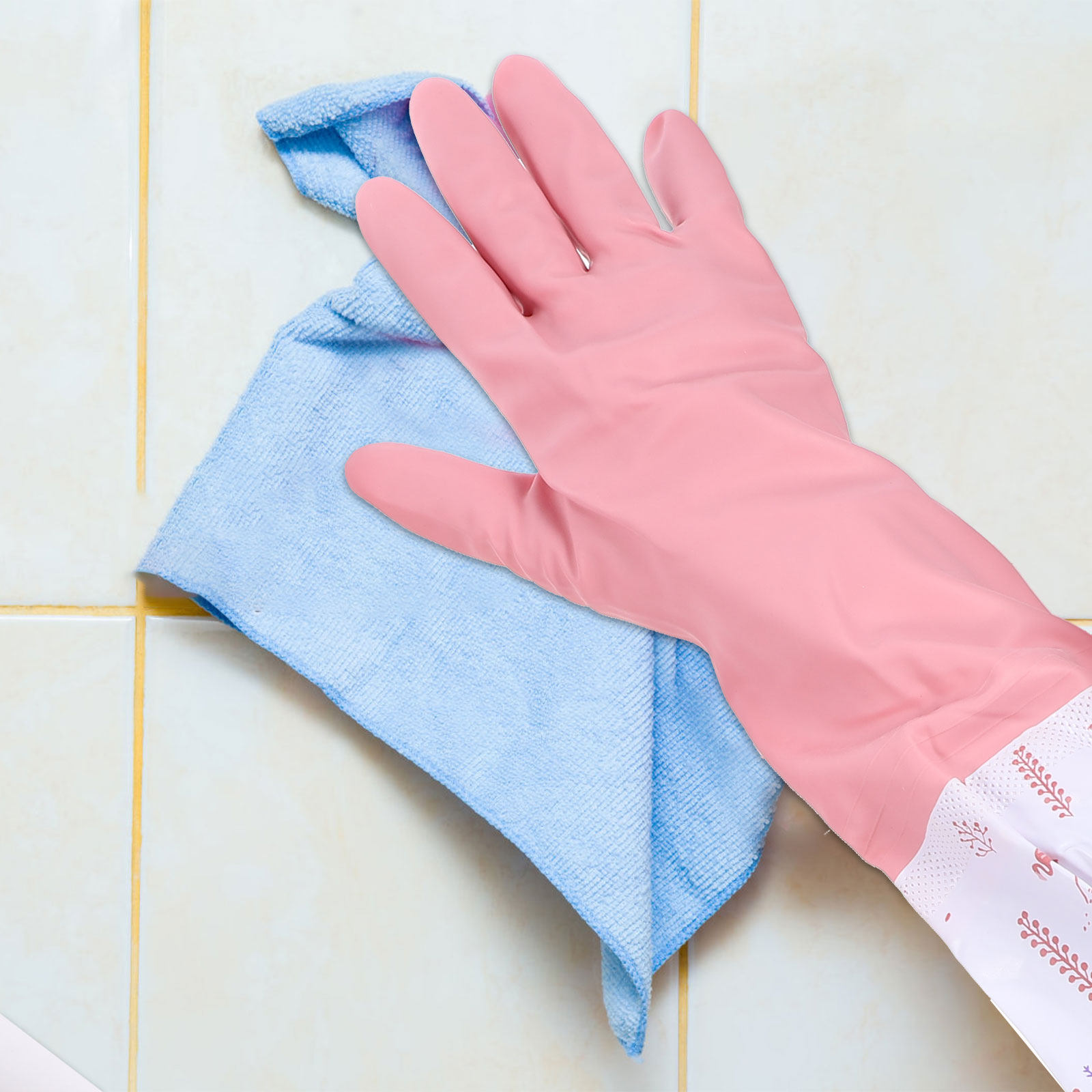 Dish Glove Rubber - 2 paires de gants de nettoyage