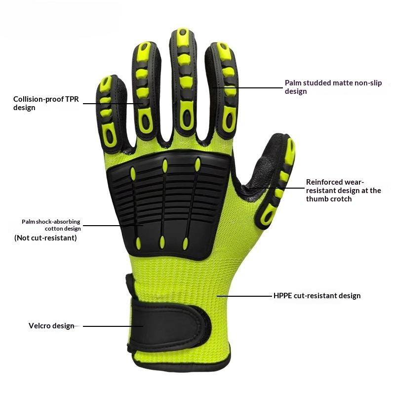 1 paire de gants de travail ro - Work Glove Impact avis et prix