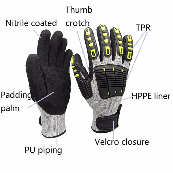 Gants de travail robustes anti - Work Glove Impact avis et prix