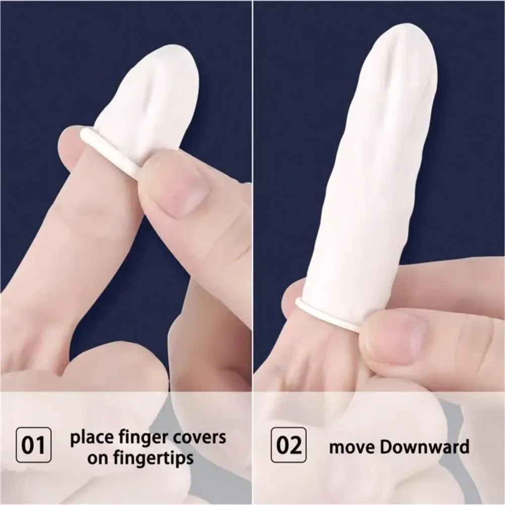 Ensemble de protège-doigts jet - Latex Disposable Glove avis et prix