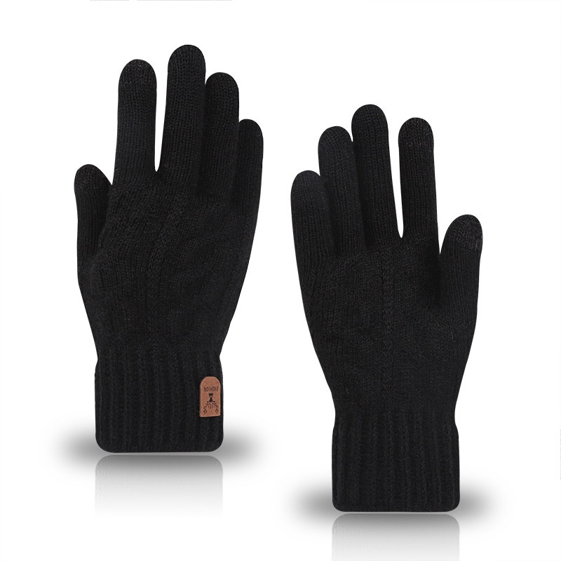 Gants tricotés en laine pour h - Wool Glove Lined avis et prix