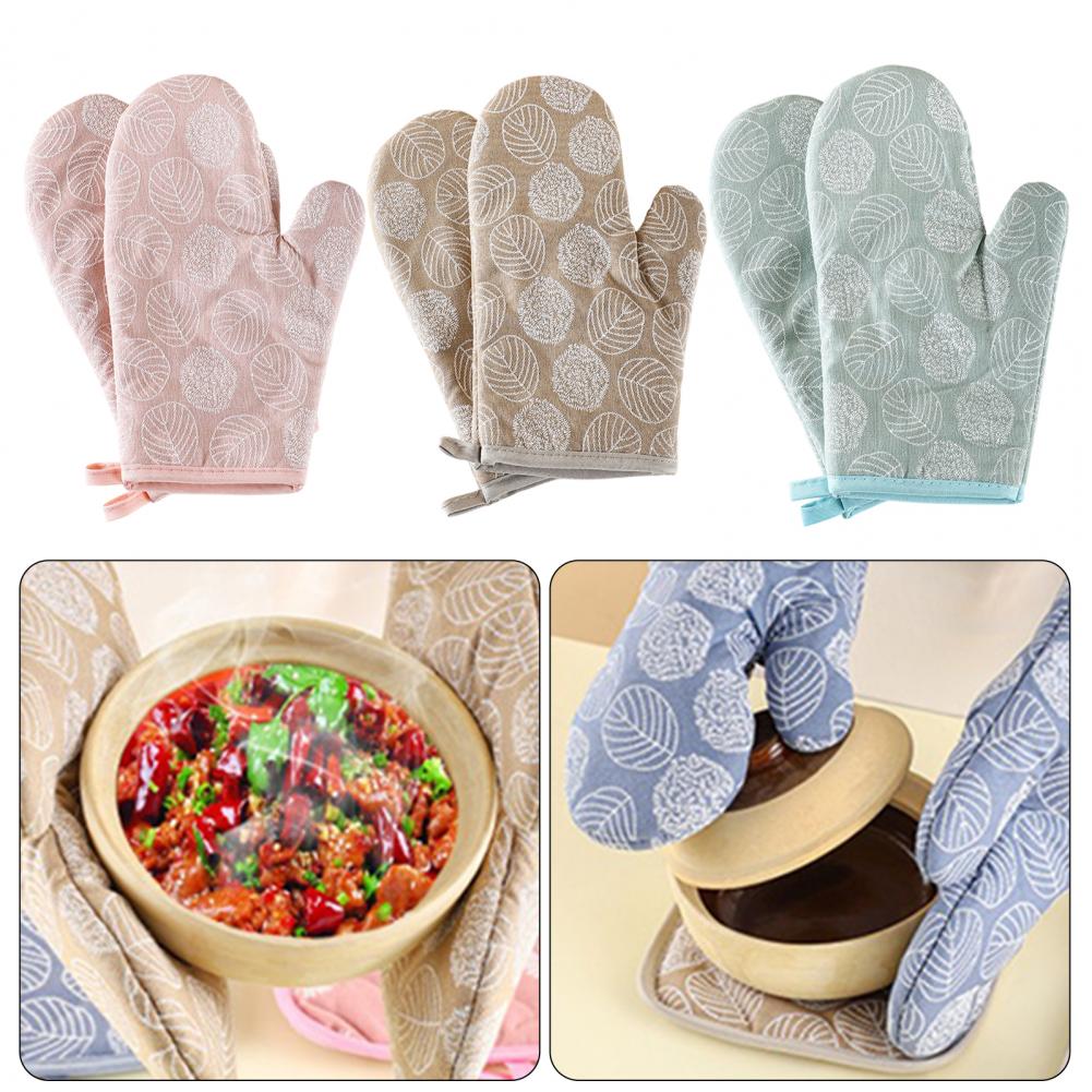 2 paires de gants de four rési - Oven Mitt Silicone avis et prix